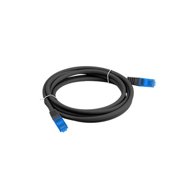 LANBERG PATCHCORD S/FTP CAT.6A 2M BLACK ...