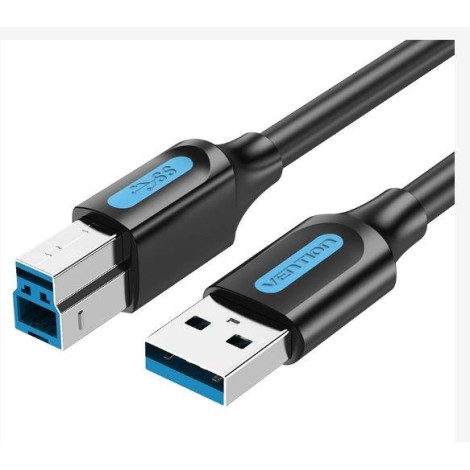 CABLE USB3.0 MALE TO MALE/3M BLACK COOBI VENTION