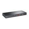 Switch|TP-LINK|Desktop/pedestal|16x10Base-T / 100Base-TX|2x10/100/1000BASE-T/SFP combo|PoE+ ports 16|192 Watts|TL-SL1218MP