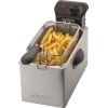 Clatronic FR 3587 Single 3 L Stand-alone 2000 W Deep fryer Black, Stainless steel