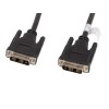 Lanberg CA-DVIS-10CC-0030-BK DVI cable 3 m DVI-D Black