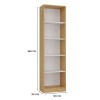 50 CM BOOKCASE ARTISAN/WHITE