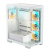 Case|GIGABYTE|MidiTower|Case product features Transparent panel|ATX|MicroATX|MiniITX|Colour White|GB-C500PIST