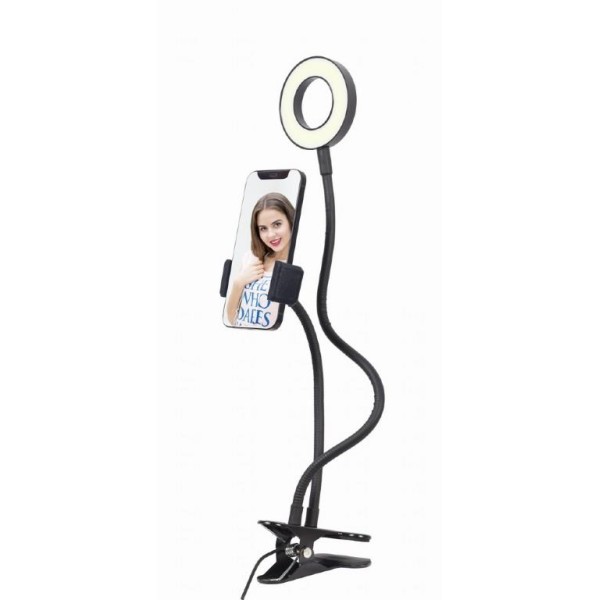 Gembird Selfie ring light with phone ...