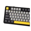 F108 Gray+Orange+Deep Gray Gasket Keyboard with Volcano RGB Switches – AULA