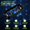 Qoltec Mobile EV Car Charger Adjustable 2in1 Type2 | 11kW | CEE 5 PIN | Wi-fi| LCD | 3 phases | Portable | Wallbox | 5m