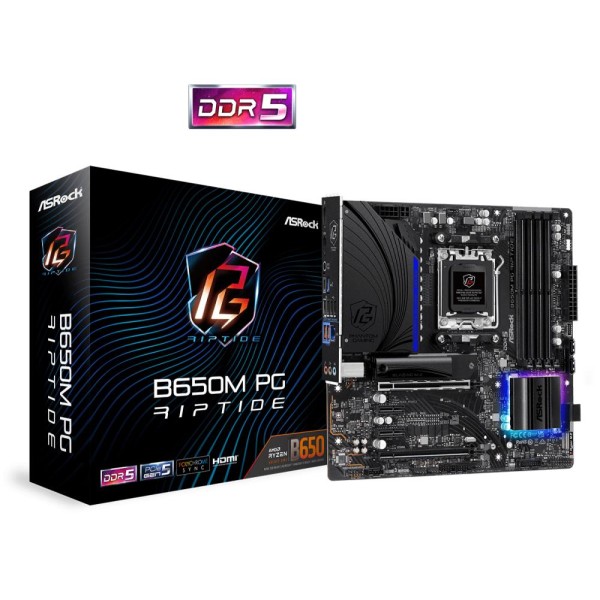 Mainboard|ASROCK|AMD B650|SAM5|MicroATX|Memory DDR5|Memory slots 4|2xPCI-Express 3.0 ...