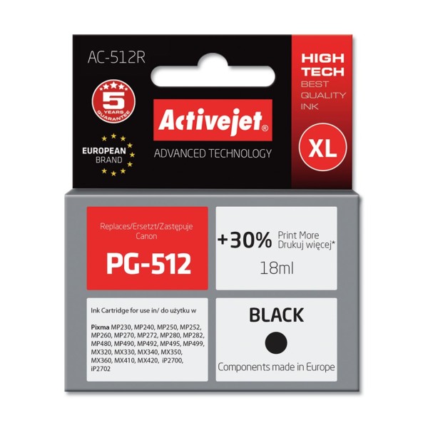 Activejet AC-512R Ink cartridge (replacement for ...