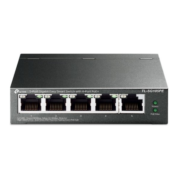 TP-Link 5-Port Gigabit Easy Smart PoE ...