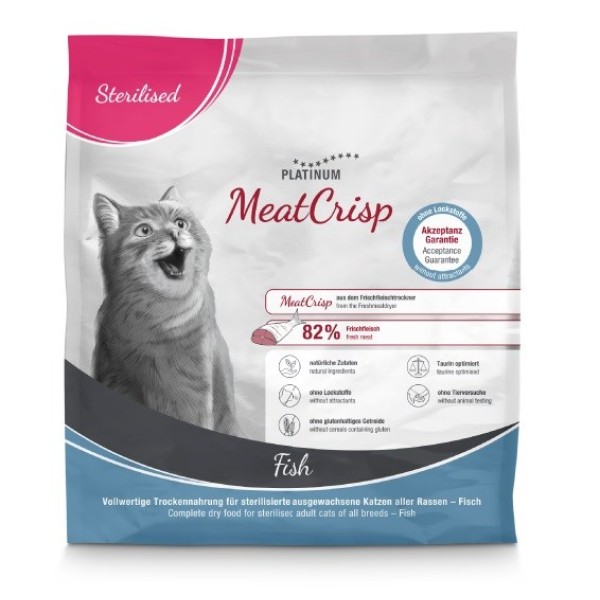 PLATINUM MeatCrisp Sterilised Fish - dry ...