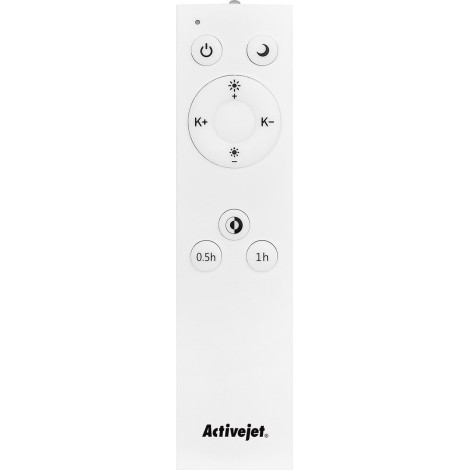 Modern LED dimmable ceiling plafond Activejet LED KRIS Grey wireless control by remote