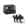 Philips Hue Lily Outdoor Spot base set 3x8W 24V | Hue White and Color Ambiance