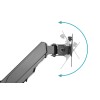 Digitus Wall mount | DA-90396 | Adjustable Height, Rotate, Tilt | 17-32 