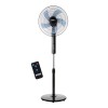 N'OVEEN F455 16"/40 cm standing fan with remote control, Black