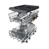 Whirlpool WH6IC11BS7LA0 Dishwasher, Built-in, C, Width 45 cm, 9 place settings, Black