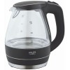 Kettle | Adler | Kettle | AD 1224 | Standard | 2000 W | 1.5 L | Glass | 360° rotational base | Black