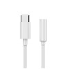 Cablexpert USB type-C plug to stereo 3.5 mm audio adapter cable, White | A-CM-3.5F-01