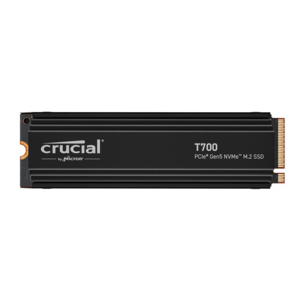 SSD|CRUCIAL|T700|2TB|M.2|PCIe Gen5|NVMe|TLC|Write speed 11800 MBytes/sec|Read speed ...