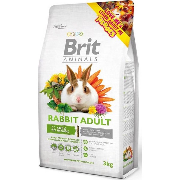 Brit Animals Rabbit Adult Complete 3kg
