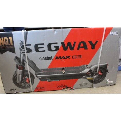 SALE OUT. Ninebot by Segway eKickScooter MAX G3 E | Segway | MAX G3 E | eKickScooter | 2000 W | Up to 25 km/h | 11 