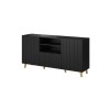 Cama Commode PAFOS 150x42x82 Black matt