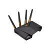 Wireless Wifi 6 AX4200 Dual Band Gigabit Router | TUF-AX4200 | 802.11ax | 3603+574 Mbit/s | 10/100/1000 Mbit/s | Ethernet LAN (RJ-45) ports 4 | Mesh Support Yes | MU-MiMO Yes | 3G/4G data sharing | Antenna type External | 1 x USB 3.2 Gen 1 | 36 month(s)