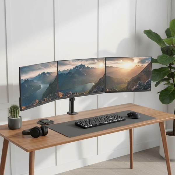 Maclean 3 monitor mount, gas spring, ...