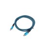 Lanberg | USB-C to USB-C Cable | Black/Blue | 1.2 m