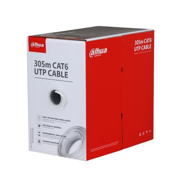 CABLE CAT6 UTP 305M CCA WHITE/PFM922I-6UN-C-WHITE ...