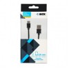 iBox IKUMTC USB cable 1 m USB 3.2 Gen 1 (3.1 Gen 1) USB A USB C Black