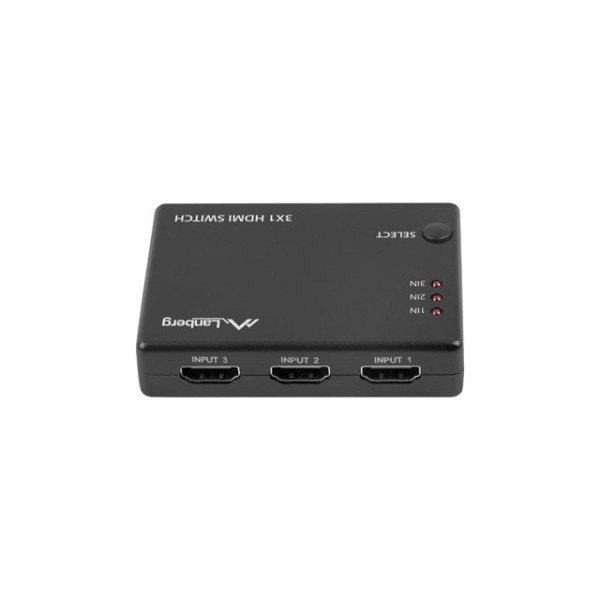 LANBERG VIDEO SWITCH 3X HDMI + ...