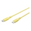 Goobay USB-C Silicone Cable, 1.5 m, yellow