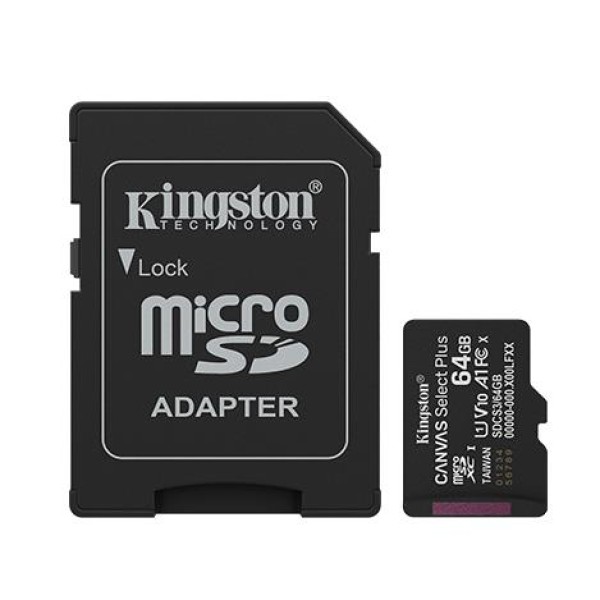 MEMORY MICRO SDXC 64GB UHS-I/W/ADAPTER SDCS3/64GB ...