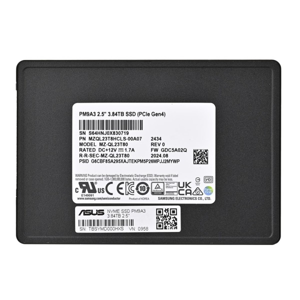 SSD Samsung PM9A3 3.84TB U.2 NVMe ...