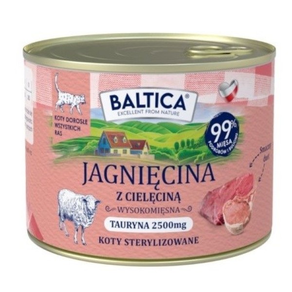 BALTICA SMAKI REGIONÓW Kot dorosły Jagnięcina ...