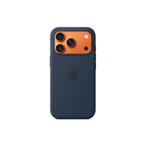 Apple iPhone 17 Pro Silicone Case with MagSafe – Midnight | Apple