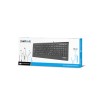 Natec Keyboard, Barracuda, US Layout, Slim | Natec | Keyboard | Barracuda | Standard | Wired | US | Black | 529 g