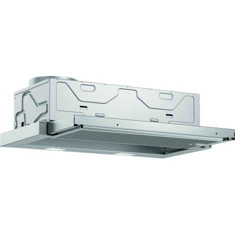 Bosch Serie 2 DFL063W56 cooker hood Semi built-in (pull out) Metallic 328 m³/h