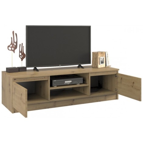 Topeshop RTV120 ARTISAN TV stand/entertainment centre 2 shelves