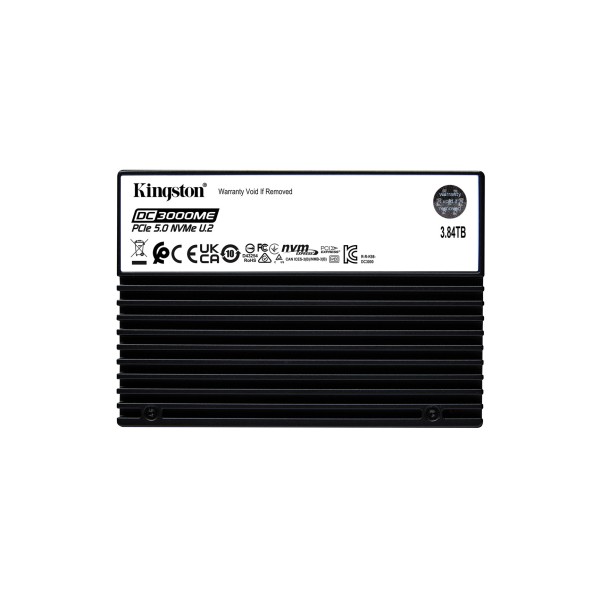 Kingston Technology 3.84TB DC3000ME U.2 PCIe ...