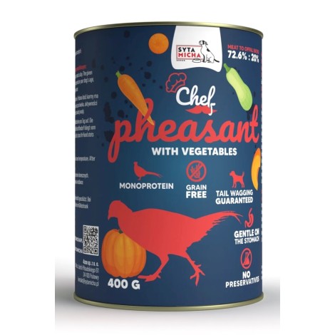 SYTA MICHA Chef Pheasant with vegetables - wet dog food - 400g