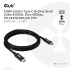 CABLE USB-C BI-DIRECTIONAL 2M/M/M CAC-1578 CLUB3D