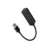 AXAGON Miniature metal four-port USB 3.2 Gen 1 hub | HUE-M1A
