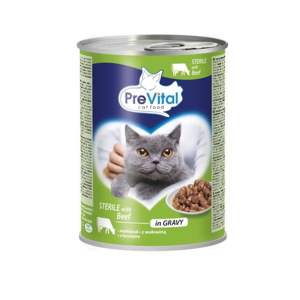 PREVITAL Cat Food Sterile Beef in ...