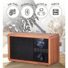 Adler | Radio DAB+ Bluetooth | AD 1184 | Alarm function | Black/Brown