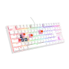 Genesis THOR 303 | Mechanical Gaming Keyboard | Wired | US | White | USB Type-A | Outemu Peach Silent