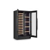 Caso 00674 Wine Cooler WineChef Duo, Up to 122 bottles, Compressor Technology, Black