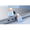 Adapter OTG USB 3.1 Vention USB-C do USB-A ze smyczą  stop aluminium