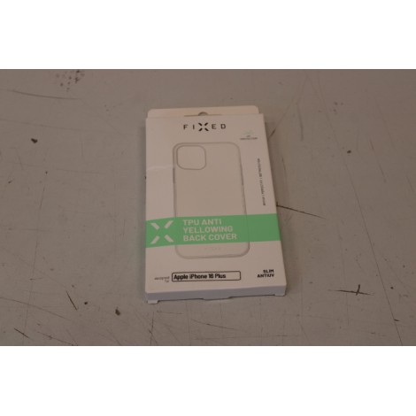 SALE OUT. FIXED Story AntiUV TPU Back Cover for Apple iPhone 16 Plus, clear | Fixed | Story AntiUV | Back Cover | Apple | iPhone 16 Plus | TPU | Clear | DAMAGED PACKAGING, DEMO