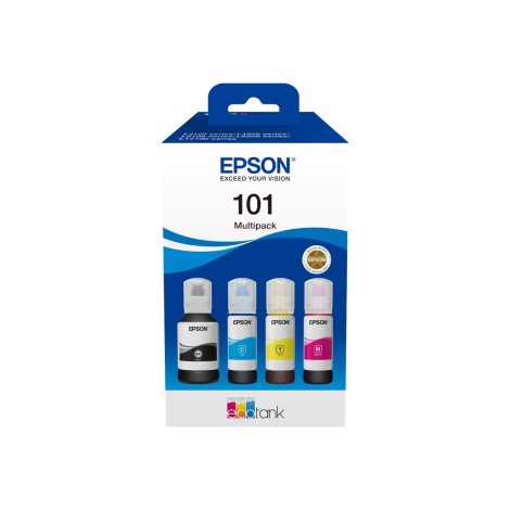 Epson Ink Consumables  4-colour | 101 EcoTank | Ink Bottle | Multipack